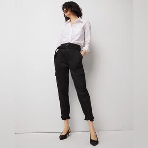 White House Black Market Extra High-Rise Pret Cargo Tapered Ankle Pant